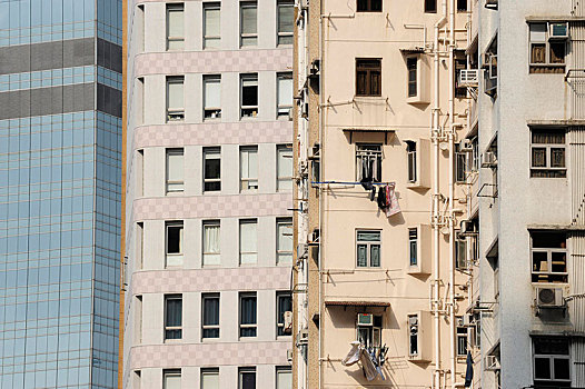 摩天大楼,市中心,香港岛,香港,中国,亚洲