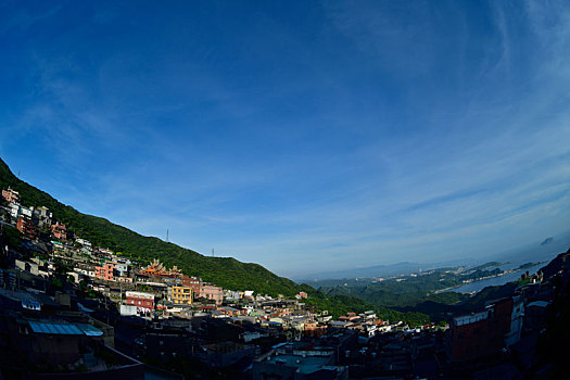 山城海景