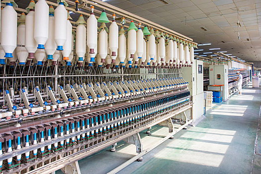纺织工业生产车间