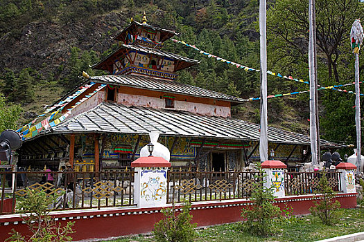 西藏日喀则吉隆镇帕巴寺