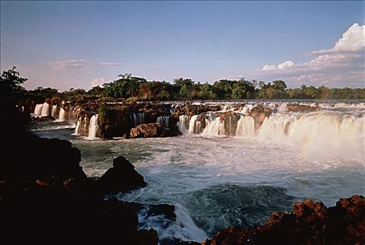 瀑布,赞比西河,津巴布韦