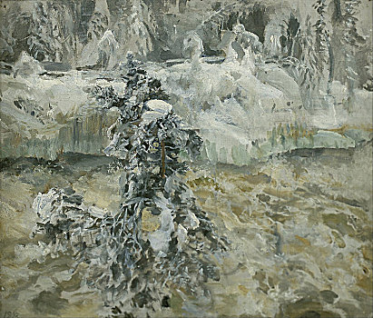 冬天,1893年,艺术家