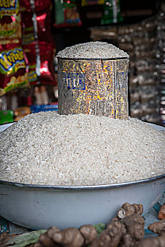 罐头,测量,米饭,商店,印度尼西亚