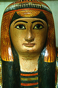 埃及,开罗,埃及博物馆,石棺