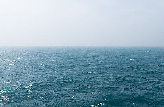 蓝色海洋,天空,背景