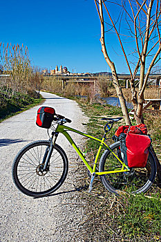 骑自行车,旅游,自行车,图里亚,挂包