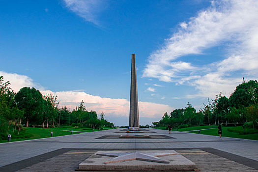 中国安徽合肥滨湖新区渡江战役纪念碑