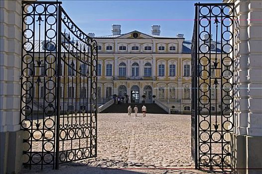 城堡,拉脱维亚,凡尔赛宫,波罗的海,波罗的海国家