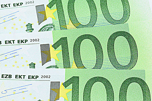 钞票,100欧元