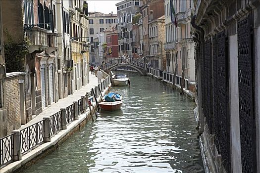 运河,威尼斯,威尼托,意大利