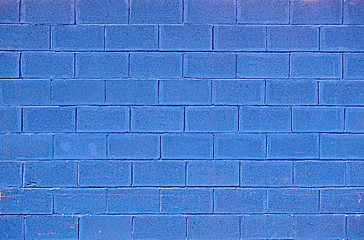 蓝色,砖,背景