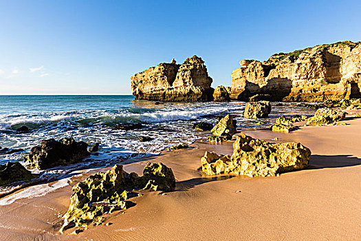 石头,沙子,阿尔布斐拉,阿尔加维,葡萄牙