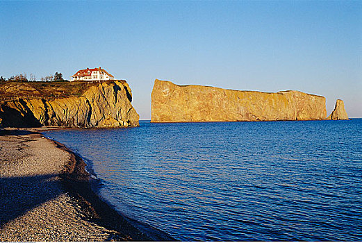 皮尔斯山岩,加斯佩半岛,魁北克,加拿大