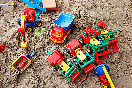 沙坑,建筑,交通工具,挖掘机,卡车,玩具,塑料制品