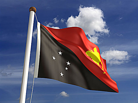 巴布亚岛,新,旗帜
