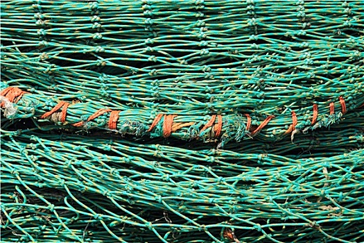绿色,渔网,图案,背景