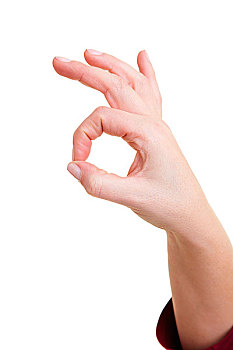 手,圆,大拇指,食指