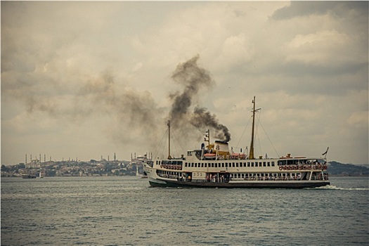 渡轮,博斯普鲁斯海峡,伊斯坦布尔