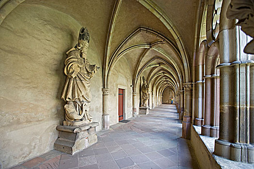 回廊,大教堂,莱茵兰普法尔茨州,德国,欧洲