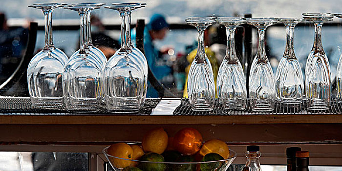 空,葡萄酒杯,香槟酒杯,吧台,惠斯勒,不列颠哥伦比亚省,加拿大