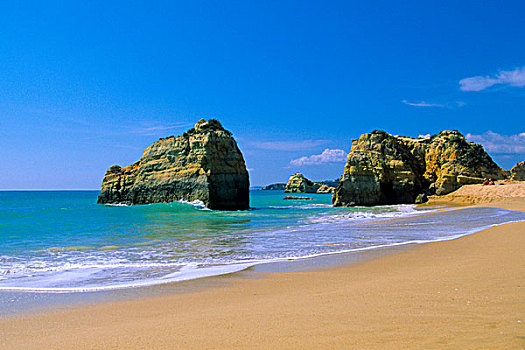 海滩,普拉亚达洛查,阿尔加维,葡萄牙,欧洲
