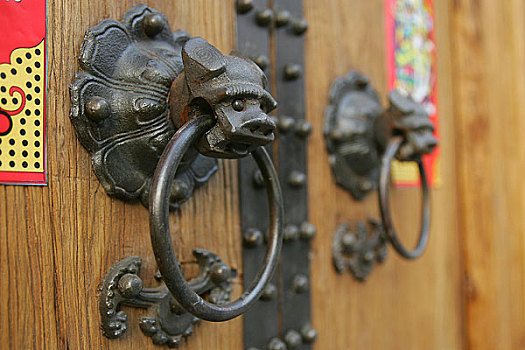 中式门与门饰