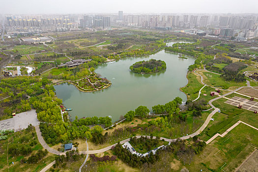 大明宫春景