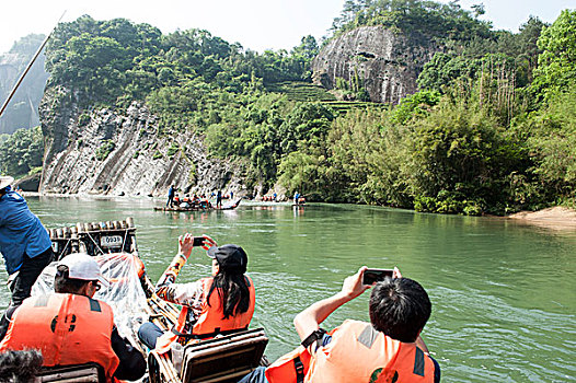 福建南平武夷山九曲溪漂流