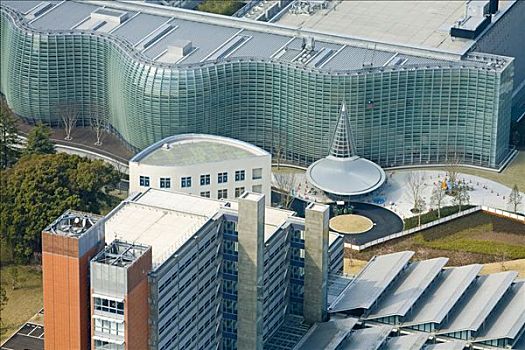 国家博物馆,东京,日本,俯视,远景