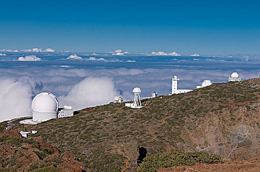 天文,望远镜,海岸,帕尔玛,加纳利群岛,西班牙
