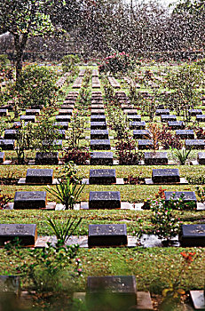 泰国,北碧府,战争,墓地,大幅,尺寸