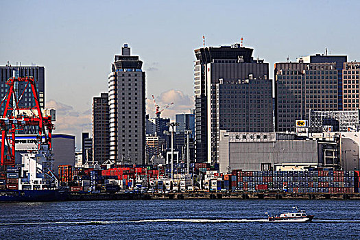 日本,东京,集装箱港,码头