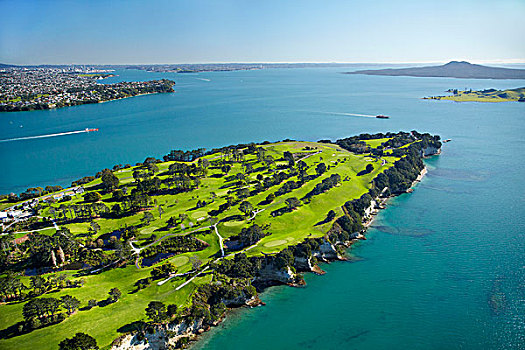高尔夫球场,奥克兰,北岛,新西兰