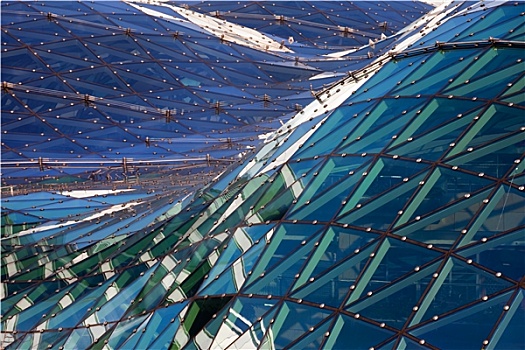 玻璃屋顶,抽象,现代建筑