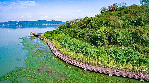 东钱湖,环湖,生态,骑行,运动,自行车,水岸