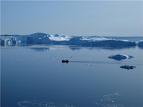 渔船,伊路利萨特冰湾