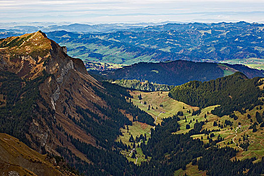 乡村,皮拉图斯,山,靠近,瑞士