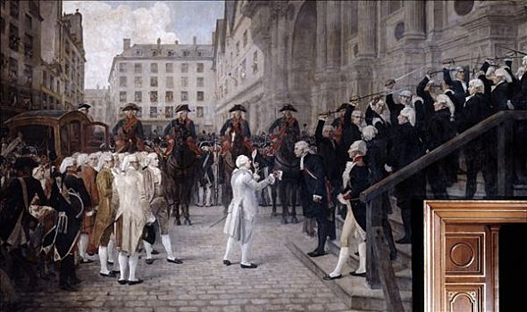 路易十六,收到,新,巴黎,七月,20世纪,艺术家