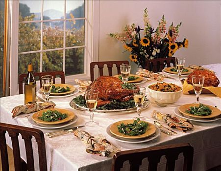 感恩节,桌面