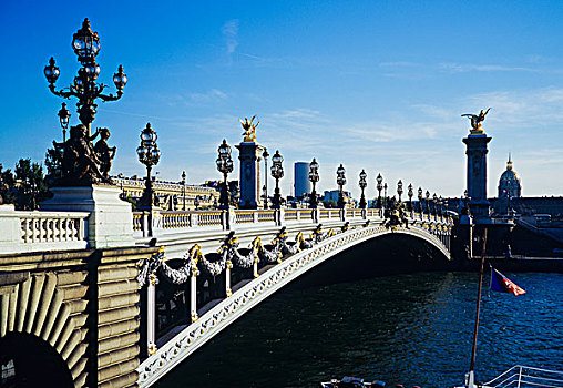 亚历山大三世桥,塞纳河,巴黎,法国