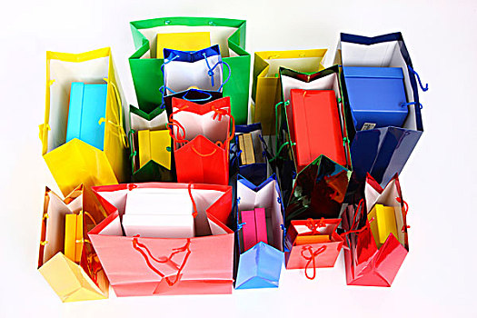 彩色,光泽,纸袋,礼盒