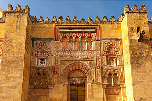 墙壁,大清真寺,科多巴,西班牙