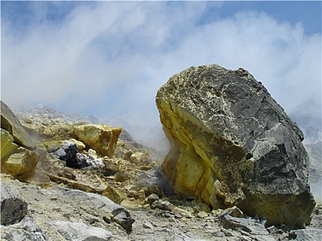 意大利,火山,喷气孔