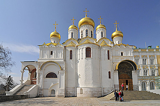 俄罗斯,莫斯科,圣母报喜大教堂,俄国东正教堂