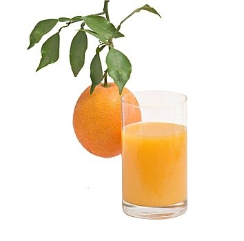 玻璃,自然,橙汁,橙色