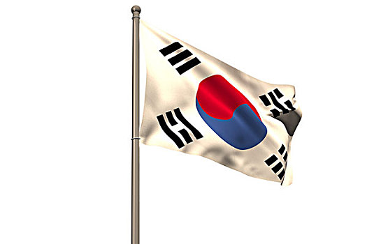 电脑合成,韩国,国旗