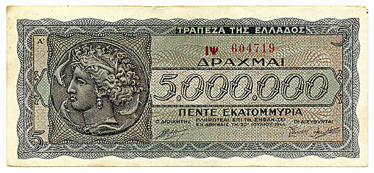 历史,钞票,希腊,充气,钱