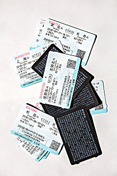 高铁车票