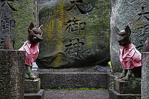 亚洲,日本,京都,伏见稻荷大社,神祠