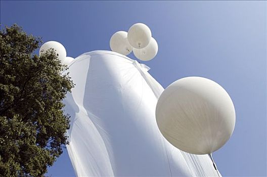 乐园,花园,威尼斯,2008年,启迪,留白,特写,气球,云